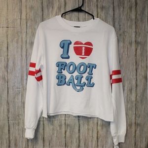 *NWT* Modern Lux "I Love Football" Sweatshirt